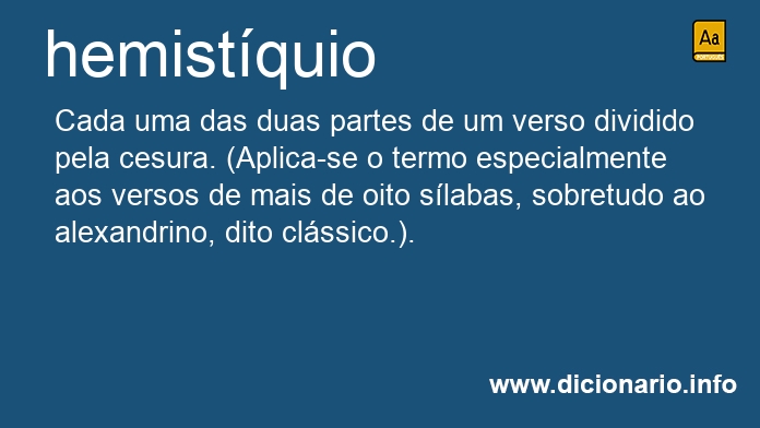 Significado de hemistquio