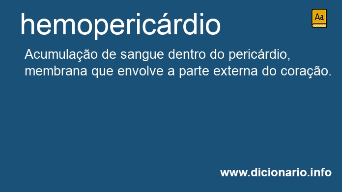 Significado de hemopericrdio
