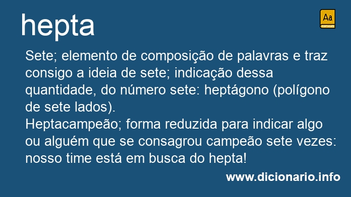 Significado de hepta