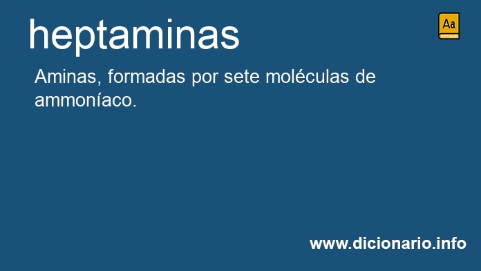 Significado de heptaminas