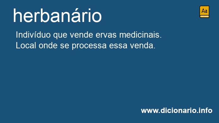 Significado de herbanrio