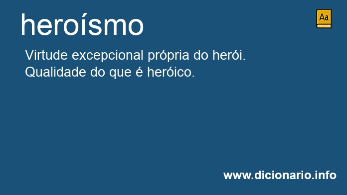 Significado de herosmo