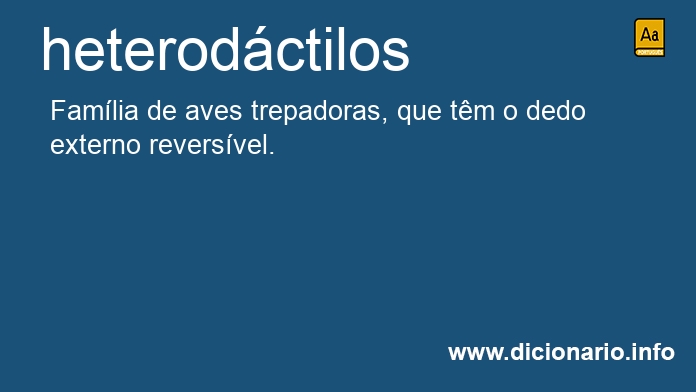 Significado de heterodctilos