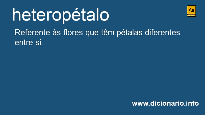 Significado de heteroptalo