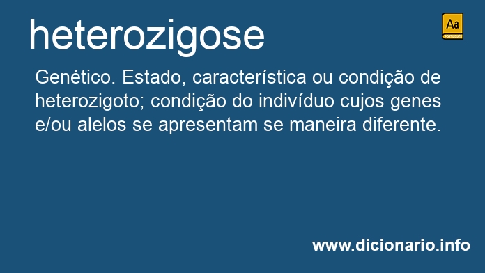 Significado de heterozigoses