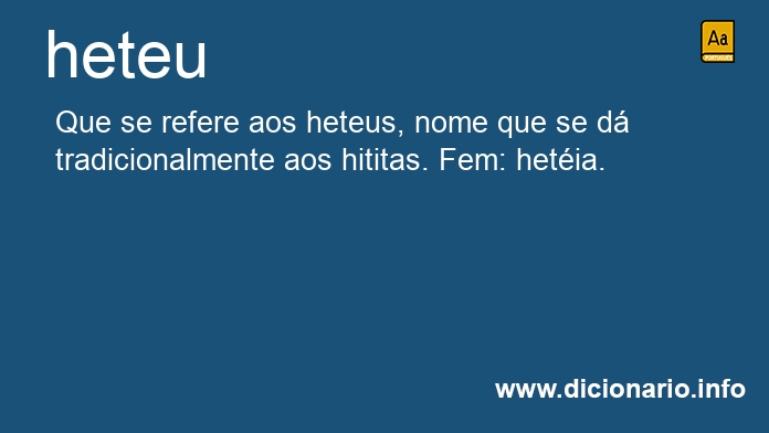 Significado de heteu