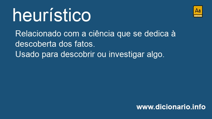 Significado de heurstico