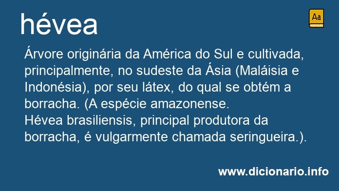 Significado de hvea