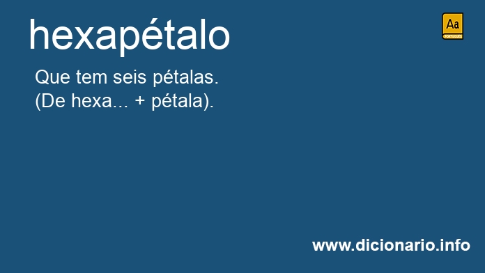 Significado de hexaptalo