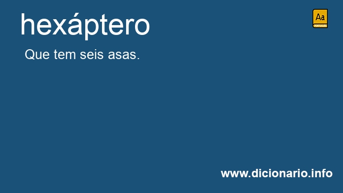 Significado de hexptero