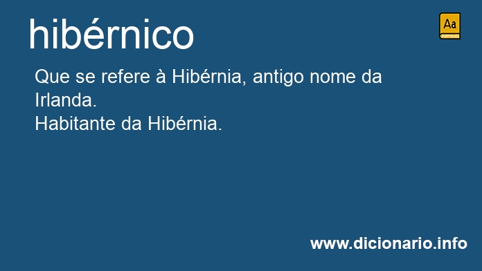 Significado de hibrnico