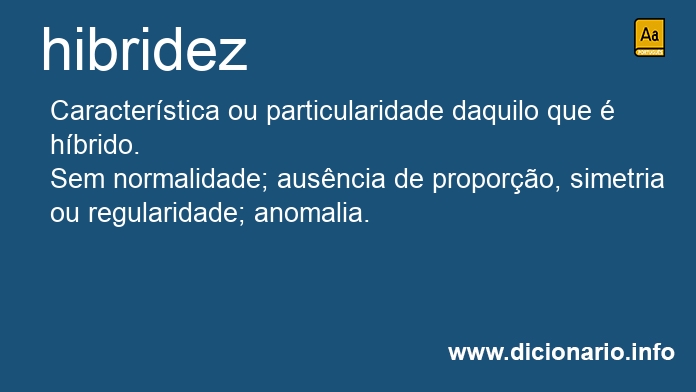 Significado de hibridez