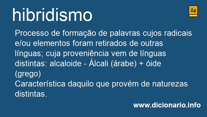 Significado de hibridismo