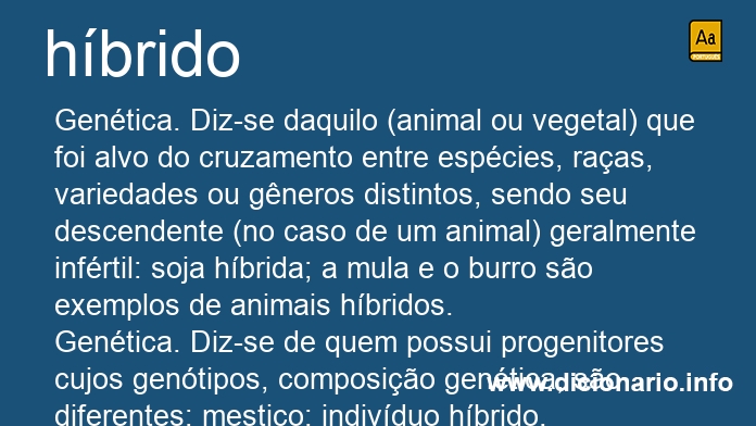 Significado de hbrido