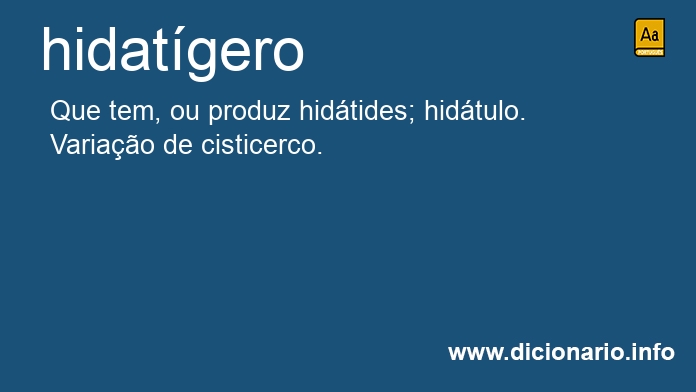 Significado de hidatgero