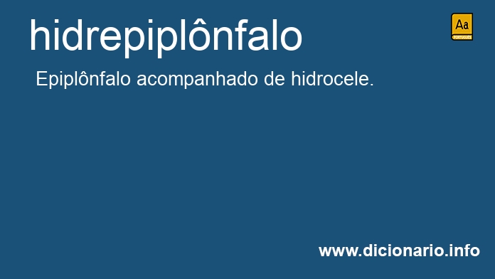 Significado de hidrepiplnfalo