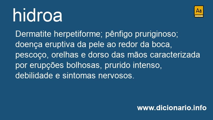 Significado de hidroa