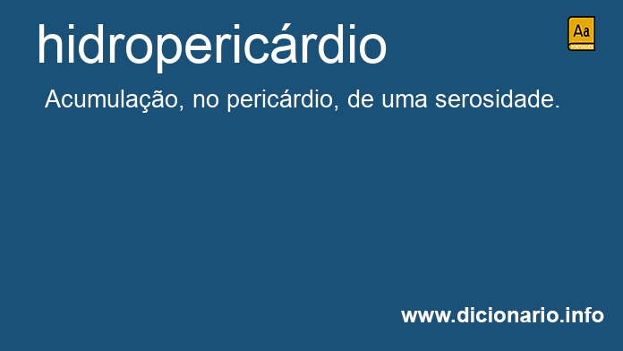 Significado de hidropericrdio