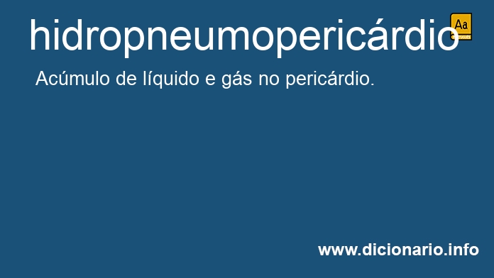 Significado de hidropneumopericrdio