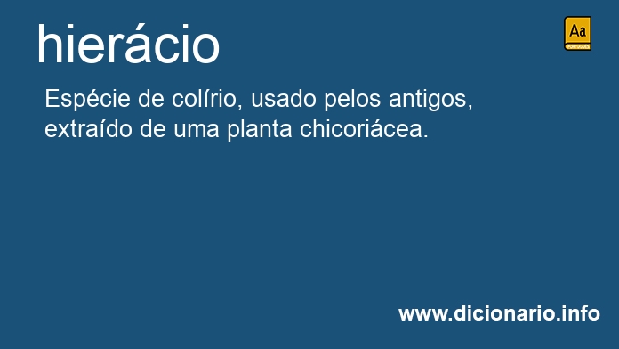 Significado de hiercio