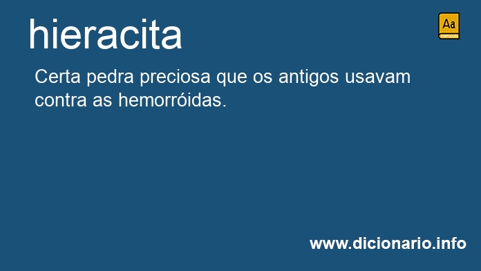 Significado de hieracita