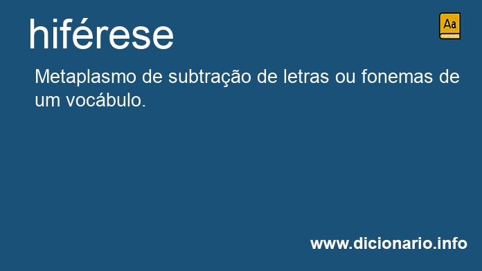 Significado de hifrese