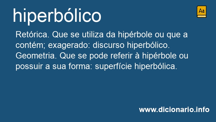 Significado de hiperblicos