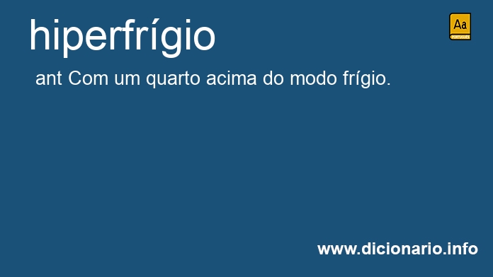 Significado de hiperfrgio