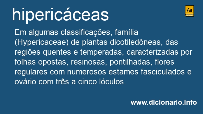 Significado de hipericceas