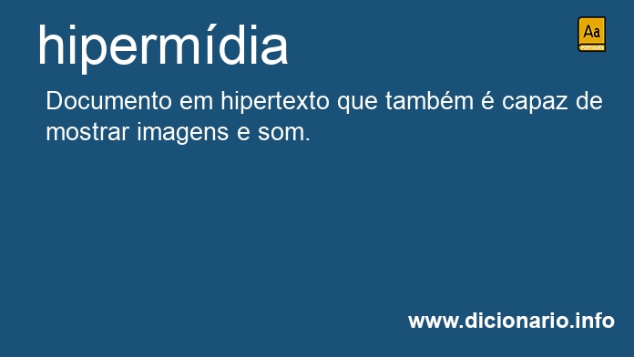 Significado de hipermdia