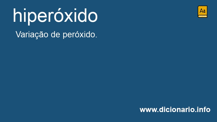 Significado de hiperxido
