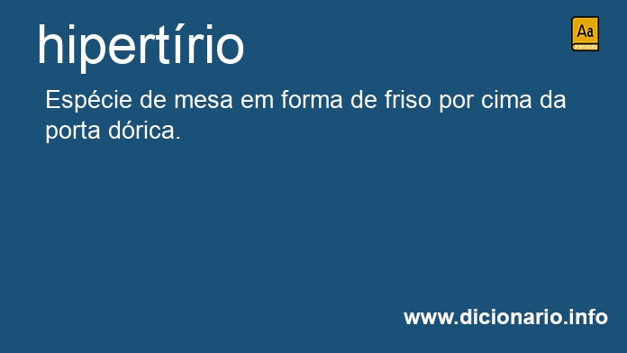 Significado de hipertrio