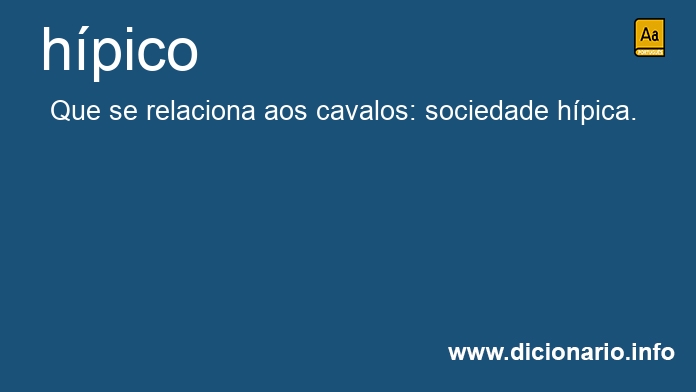 Significado de hpico