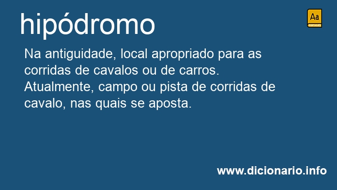 Significado de hipdromo