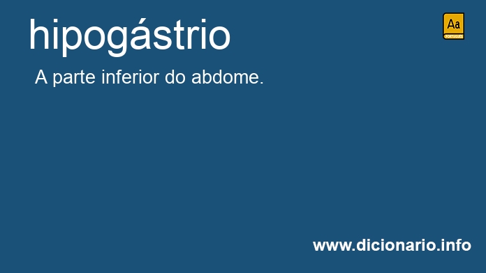 Significado de hipogstrio