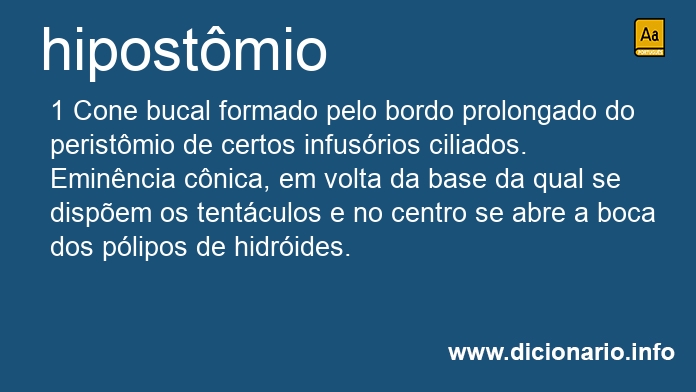 Significado de hipostmio