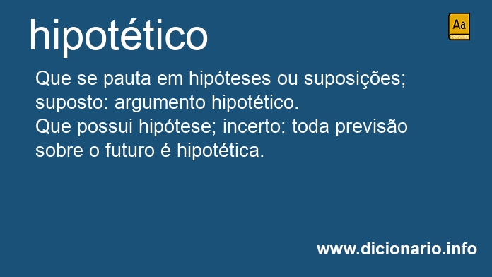 Significado de hipottica