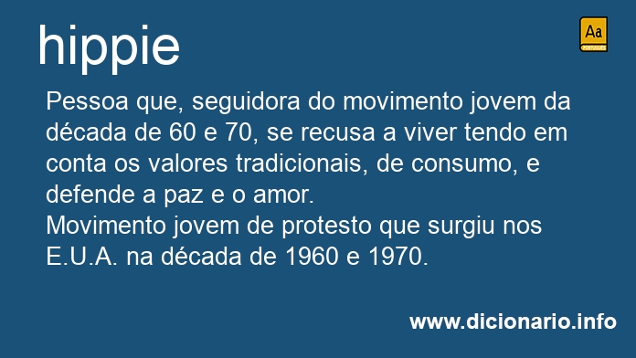 Significado de hippie