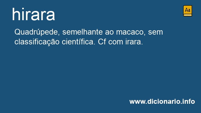 Significado de hirara