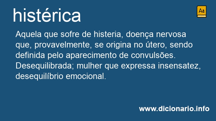 Significado de histricas