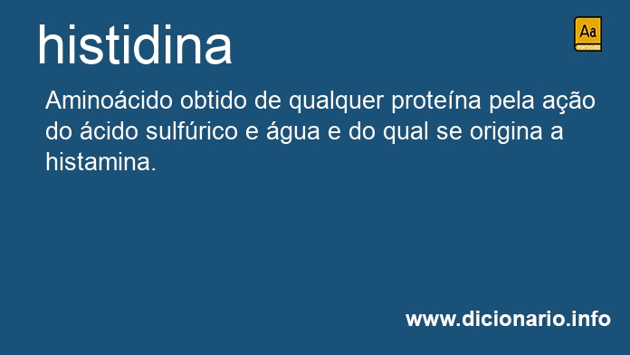 Significado de histidina