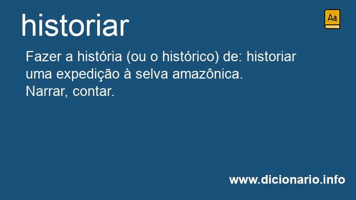 Significado de historia