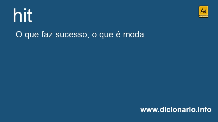 Significado de hit