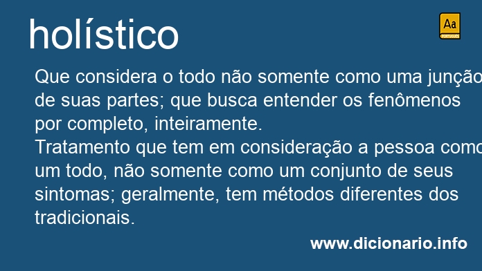 Significado de holstico