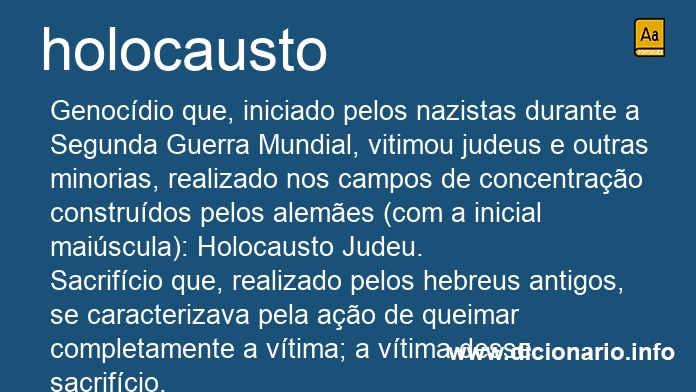 Significado de holocausto