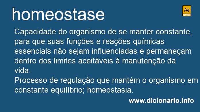 Significado de homeostases