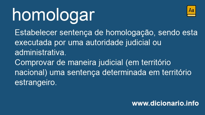 Significado de homologreis
