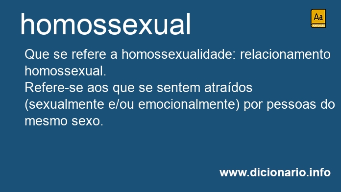 Significado de homossexuais