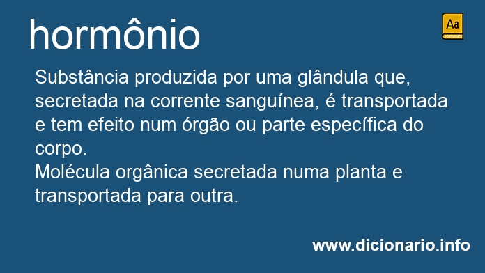 Significado de hormnio