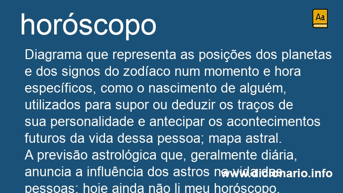 Significado de horscopa